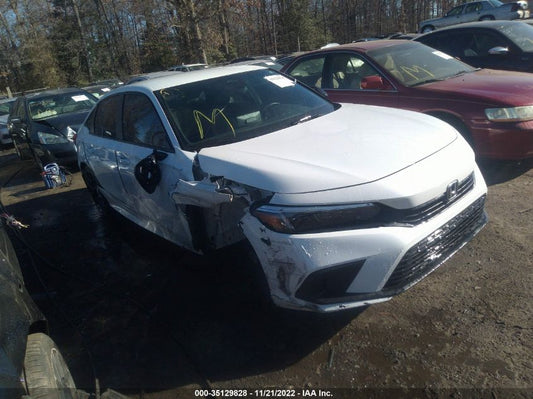 2022 HONDA CIVIC SEDAN SPORT VIN: 2HGFE2F53NH550792