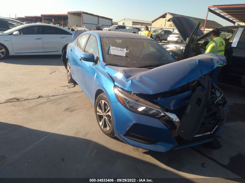 2022 NISSAN SENTRA SV VIN: 3N1AB8CV5NY206726