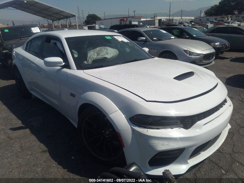 2021 DODGE CHARGER SCAT PACK WIDEBODY VIN: 2C3CDXGJ9MH641212