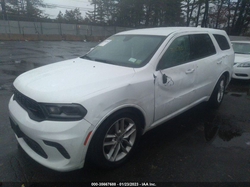 2022 DODGE DURANGO GT VIN: 1C4RDJDG7NC105309