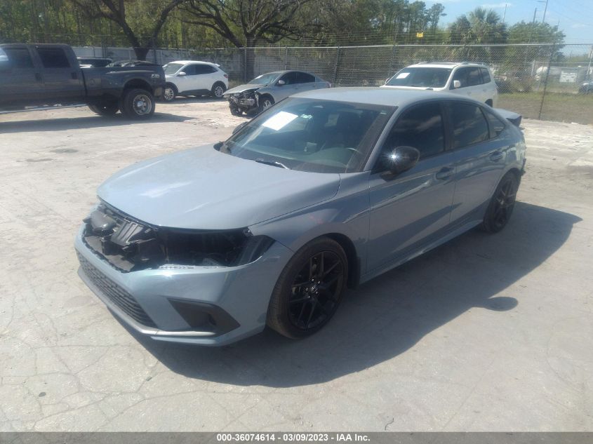 2022 HONDA CIVIC SEDAN SPORT VIN: 2HGFE2F5XNH551552