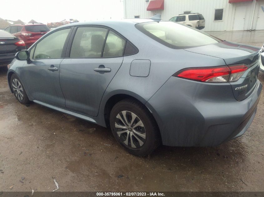 2022 TOYOTA COROLLA HYBRID LE VIN: JTDEAMDE7NJ048628