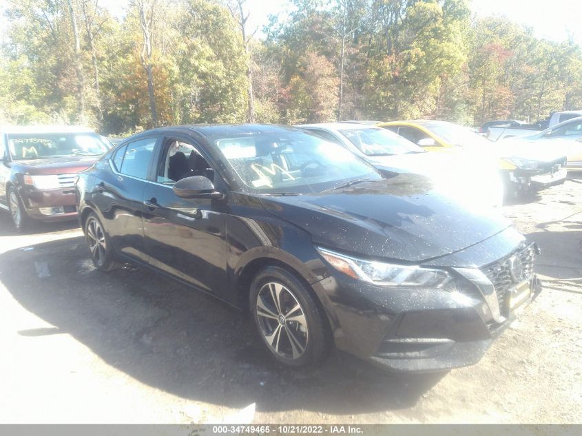 2021 NISSAN SENTRA SV VIN: 3N1AB8CV3MY262744