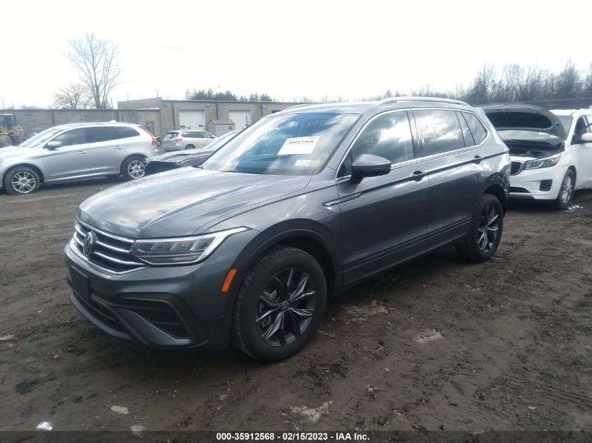 2022 VOLKSWAGEN TIGUAN SE VIN: 3VV2B7AX8NM121419