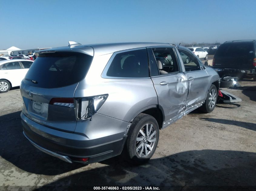 2021 HONDA PILOT EX-L VIN: 5FNYF5H56MB018962