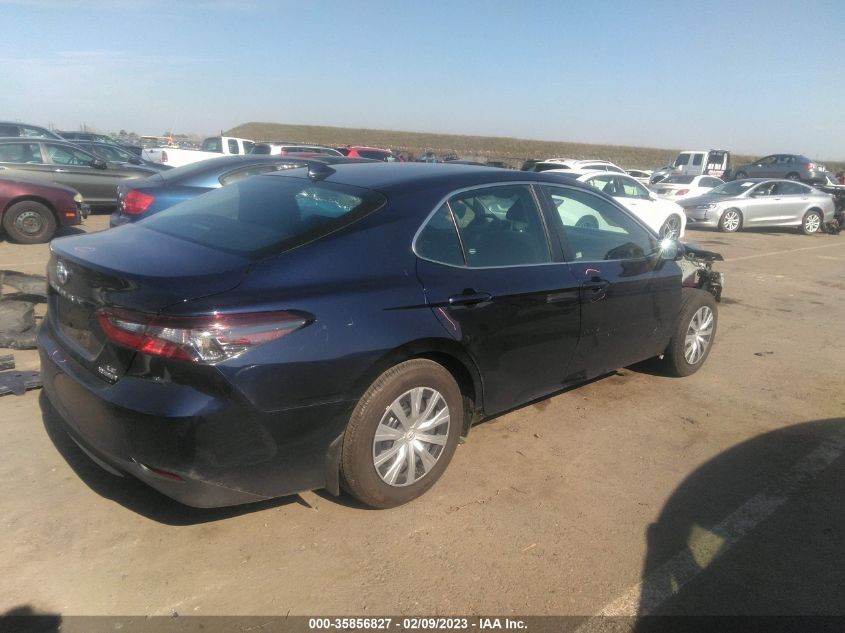 2022 TOYOTA CAMRY HYBRID LE VIN: 4T1C31AK5NU041116