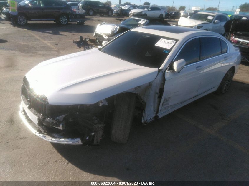 2022 BMW 7 SERIES 750I XDRIVE VIN: WBA7U2C06NCJ31379