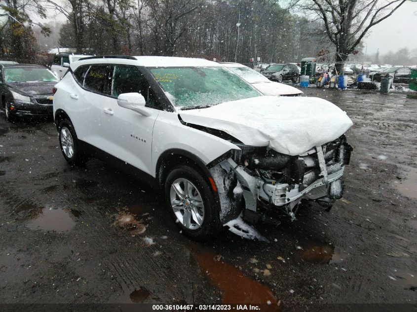 2022 CHEVROLET BLAZER LT VIN: 3GNKBHR49NS230490