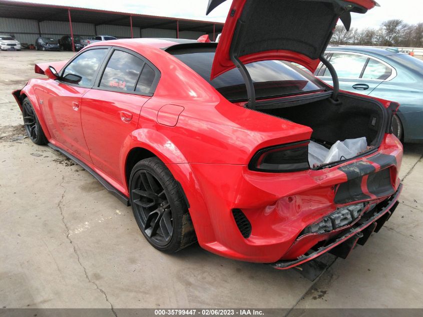 2021 DODGE CHARGER SCAT PACK WIDEBODY VIN: 2C3CDXGJ7MH543845