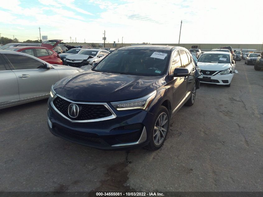 2021 ACURA RDX W/TECHNOLOGY PACKAGE VIN: 5J8TC1H50ML013962
