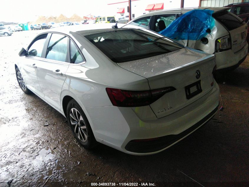 2022 VOLKSWAGEN JETTA S VIN: 3VWCM7BU2NM016048