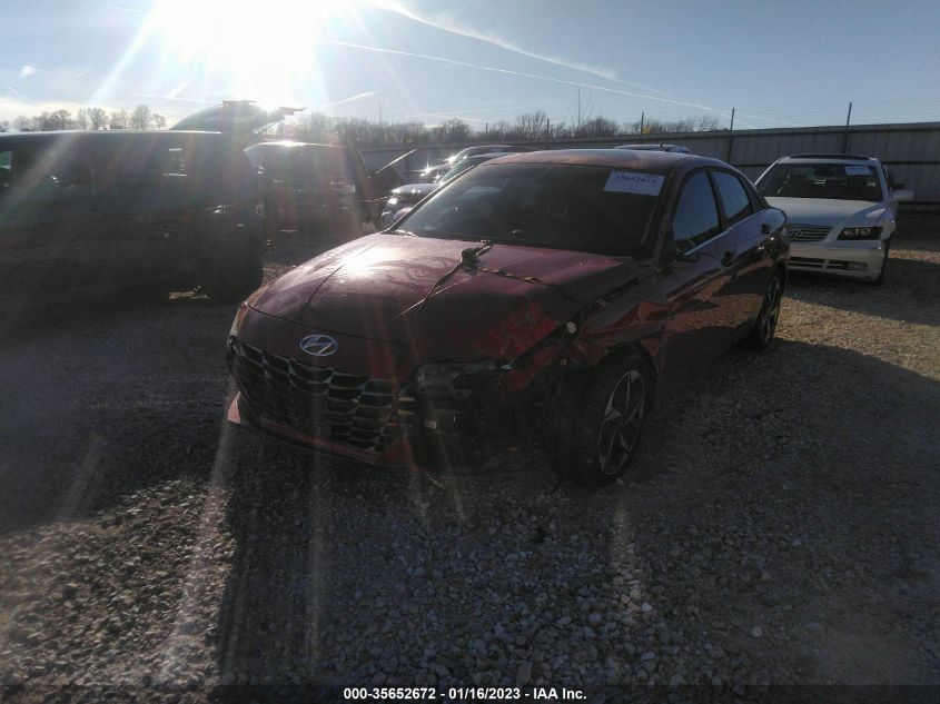 2022 HYUNDAI ELANTRA SEL VIN: KMHLN4AG7NU263213