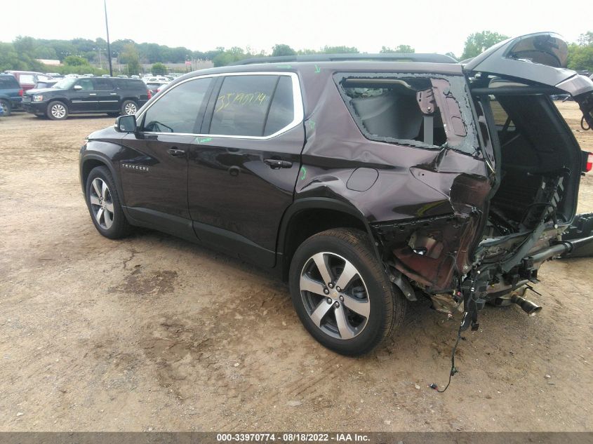 2021 CHEVROLET TRAVERSE LT LEATHER VIN: 1GNEVHKW7MJ246638