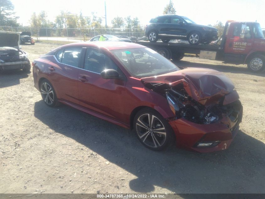 2022 NISSAN SENTRA SR VIN: 3N1AB8DVXNY277404