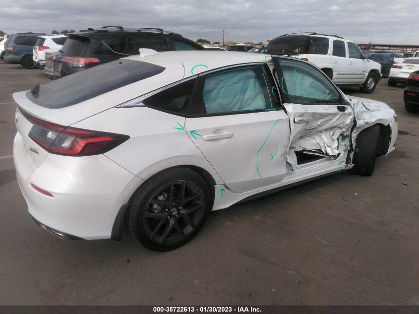 2022 HONDA CIVIC HATCHBACK SPORT TOURING VIN: 19XFL1H88NE020870