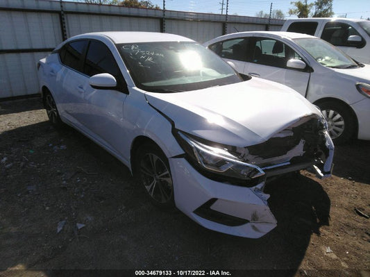 2022 NISSAN SENTRA SV VIN: 3N1AB8CVXNY269689