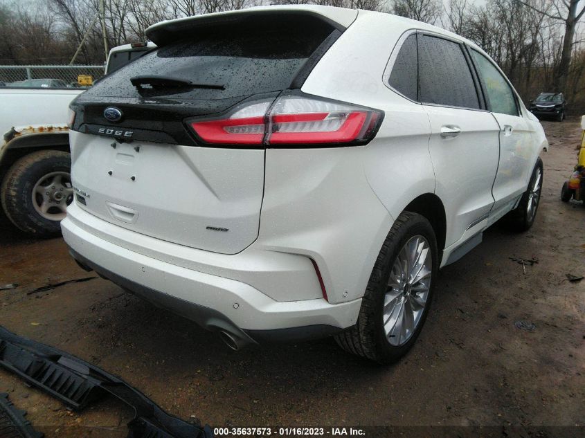 2022 FORD EDGE TITANIUM VIN: 2FMPK4K93NBA19333