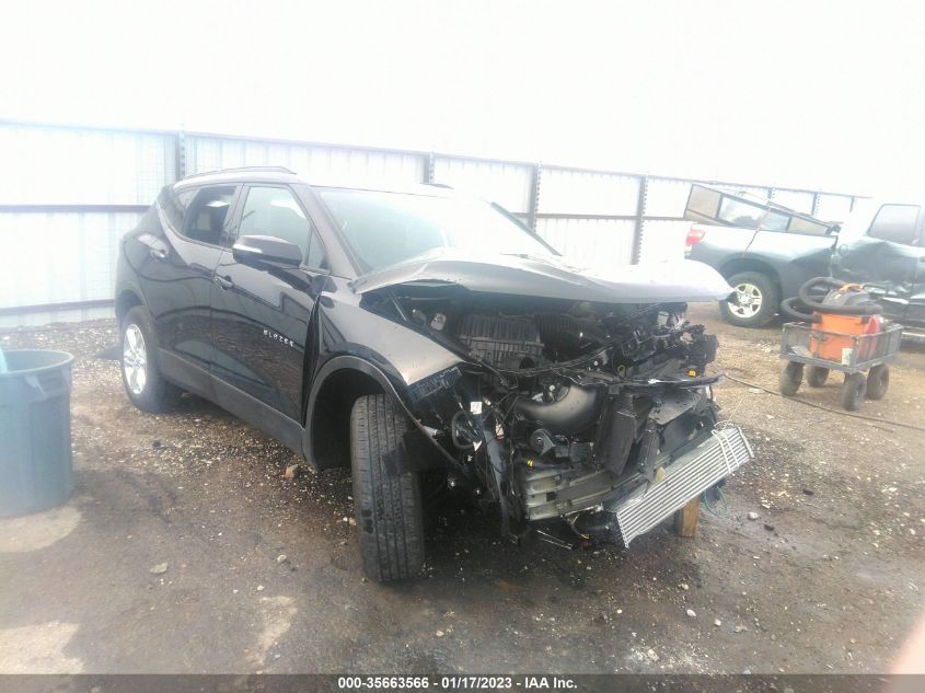 2022 CHEVROLET BLAZER LT VIN: 3GNKBCR40NS219428