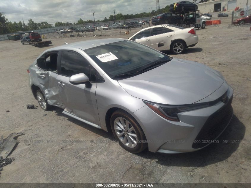 2021 TOYOTA COROLLA LE VIN: JTDVPMAE1MJ121574