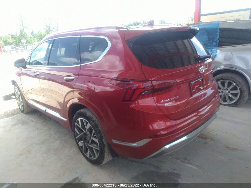 2022 HYUNDAI SANTA FE CALLIGRAPHY VIN: 5NMS54AL1NH448698