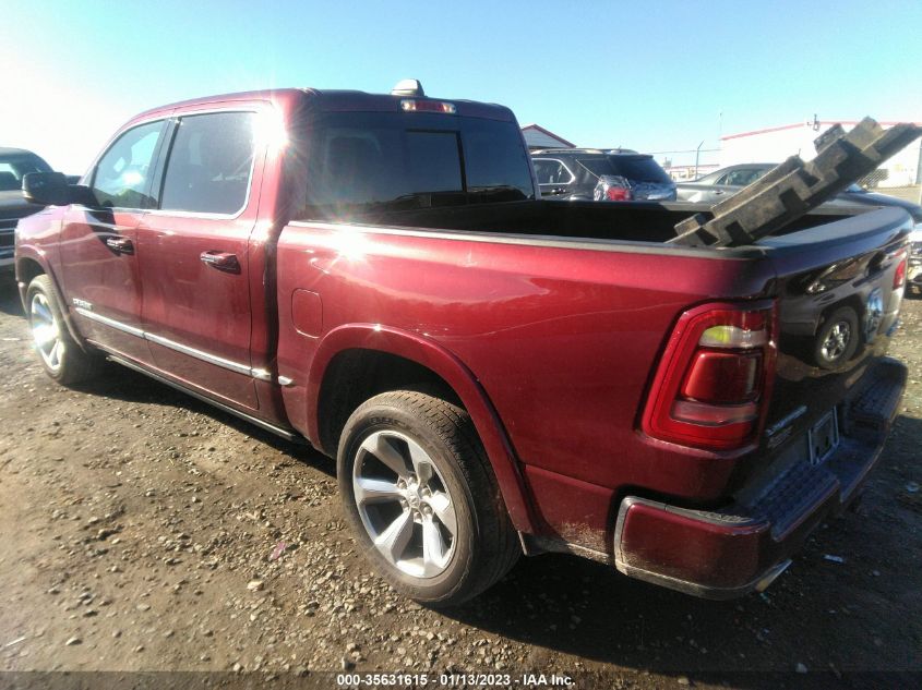 2021 RAM 1500 LIMITED VIN: 1C6SRFHT1MN552672