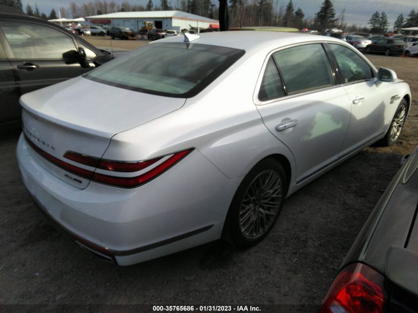 2022 GENESIS G90 5.0L ULTIMATE VIN: KMTF54PH8NU096380