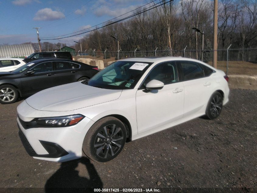 2022 HONDA CIVIC SEDAN EX VIN: JHMFE1F7XNX004723