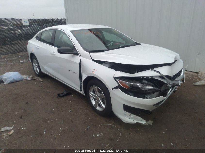 2022 CHEVROLET MALIBU LS VIN: 1G1ZB5ST9NF201138