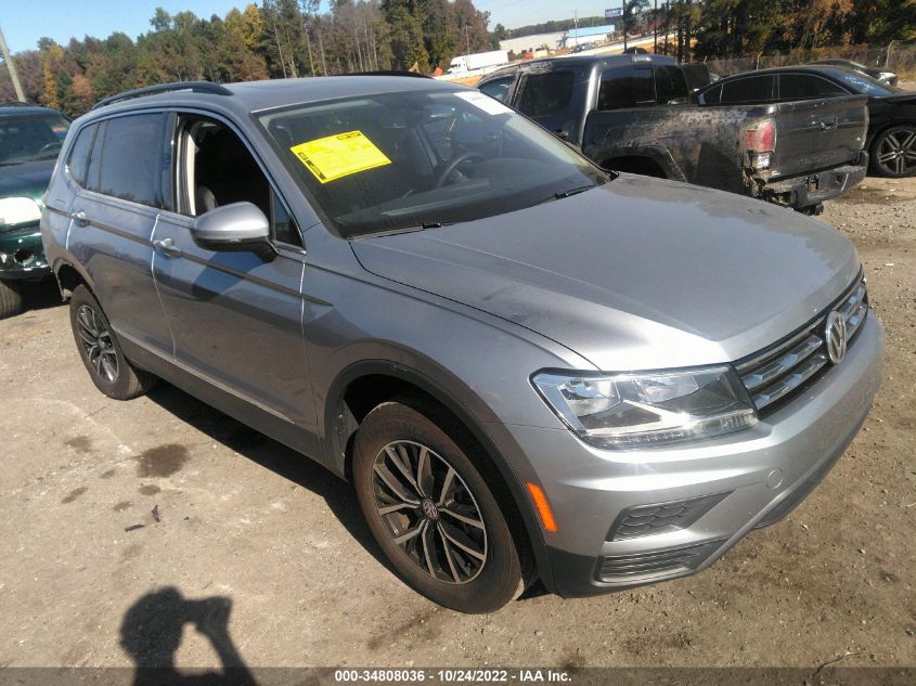 2021 VOLKSWAGEN TIGUAN SE/SE R-LINE BLACK/SEL VIN: 3VV3B7AX1MM087214