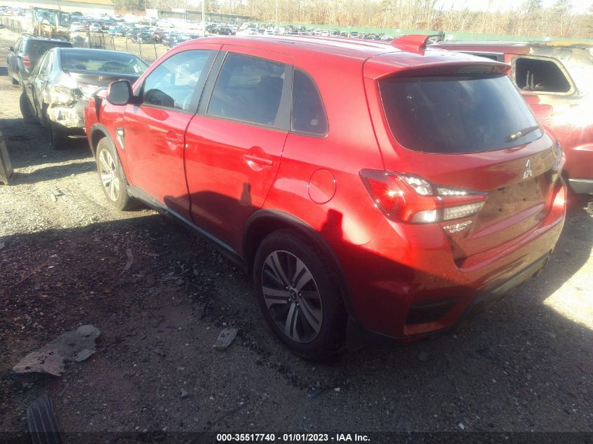 2022 MITSUBISHI OUTLANDER SPORT ES/LE/S/BE VIN: JA4APUAU2NU020379