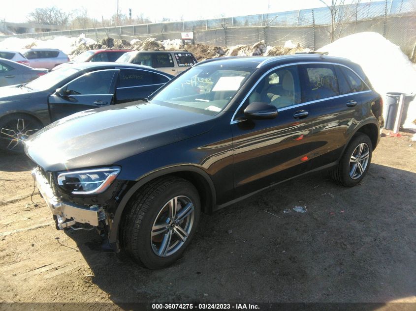 2022 MERCEDES-BENZ GLC GLC 300 VIN: W1N0G8EB1NV389741