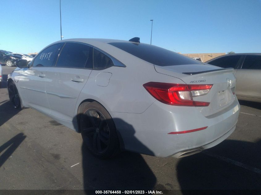 2021 HONDA ACCORD SEDAN SPORT VIN: 1HGCV2F39MA001595