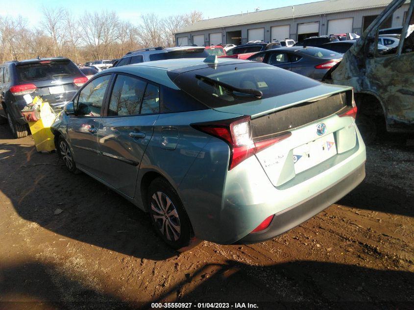 2021 TOYOTA PRIUS LE/XLE VIN: JTDL9MFU6M3028040