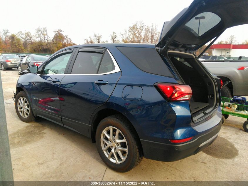 2022 CHEVROLET EQUINOX LT VIN: 3GNAXUEV1NS222663