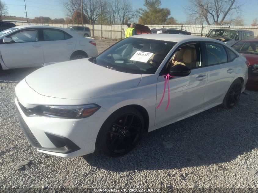 2022 HONDA CIVIC SEDAN SPORT VIN: 2HGFE2F50NH595396