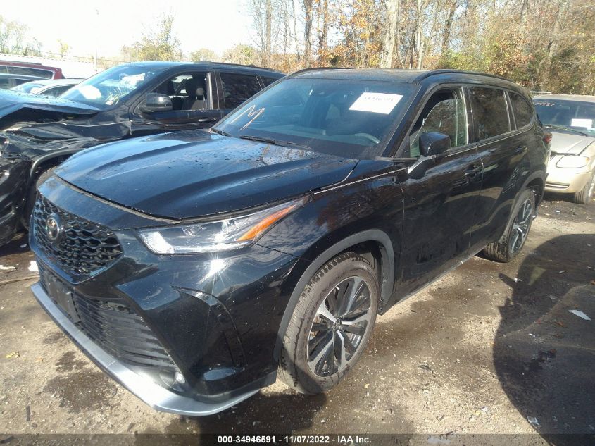 2021 TOYOTA HIGHLANDER XSE VIN: 5TDLZRBH4MS092310