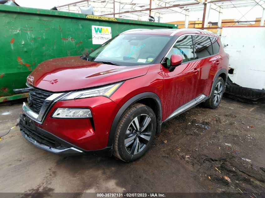 2022 NISSAN ROGUE SL VIN: 5N1BT3CB9NC713656