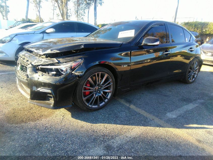 2021 INFINITI Q50 RED SPORT 400 VIN: JN1FV7DP3MM850735