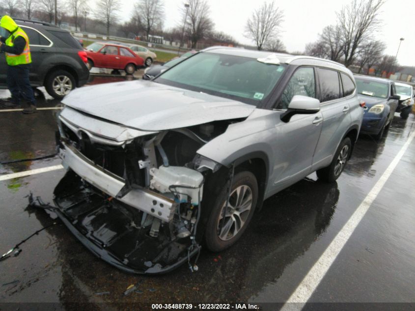 2020 TOYOTA HIGHLANDER XLE VIN: 5TDGZRBH7LS505482