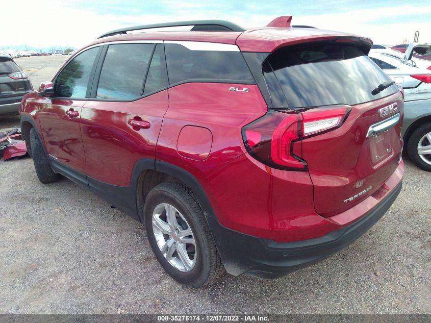 2022 GMC TERRAIN SLE VIN: 3GKALTEV5NL144823