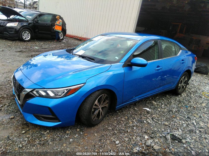 2021 NISSAN SENTRA SV VIN: 3N1AB8CVXMY293098