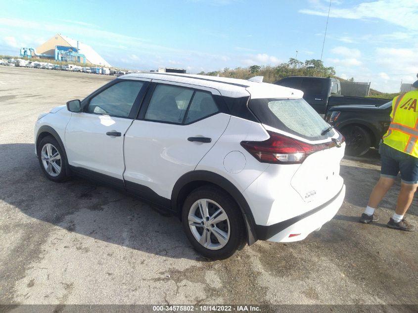 2022 NISSAN KICKS S VIN: 3N1CP5BV6NL478659
