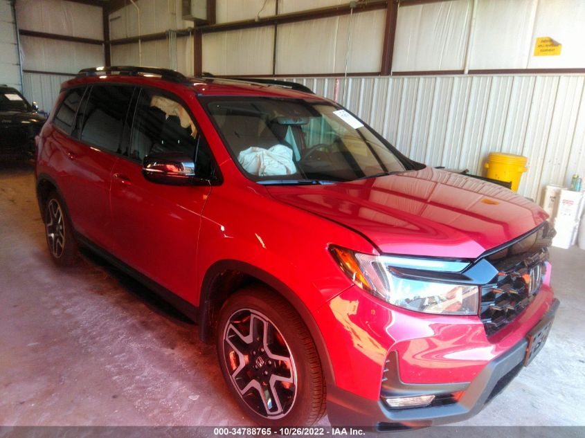 2022 HONDA PASSPORT ELITE VIN: 5FNYF8H03NB013290