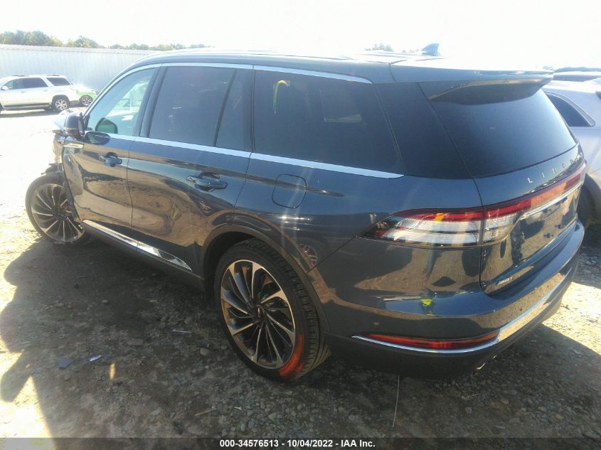 2021 LINCOLN AVIATOR RESERVE VIN: 5LM5J7XC3MGL05588