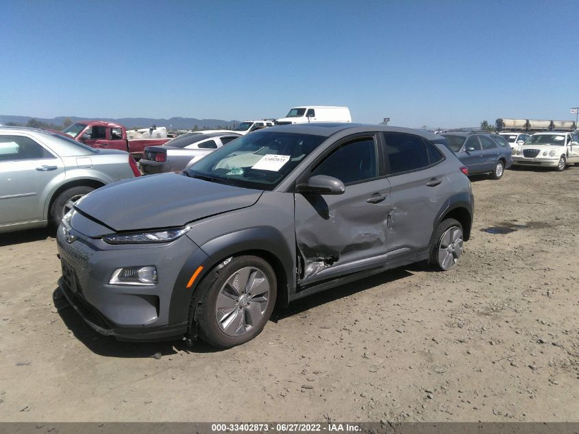 2021 HYUNDAI KONA EV LIMITED VIN: KM8K33AG4MU123033