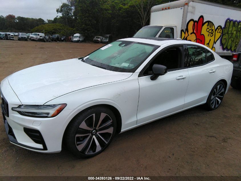 2022 VOLVO S60 MOMENTUM/INSCRIPTION VIN: 7JRL12FZ5NG160290