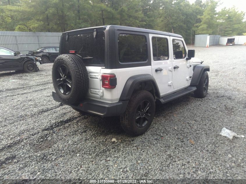 2021 JEEP WRANGLER UNLIMITED SPORT ALTITUDE VIN: 1C4HJXDNXMW509059