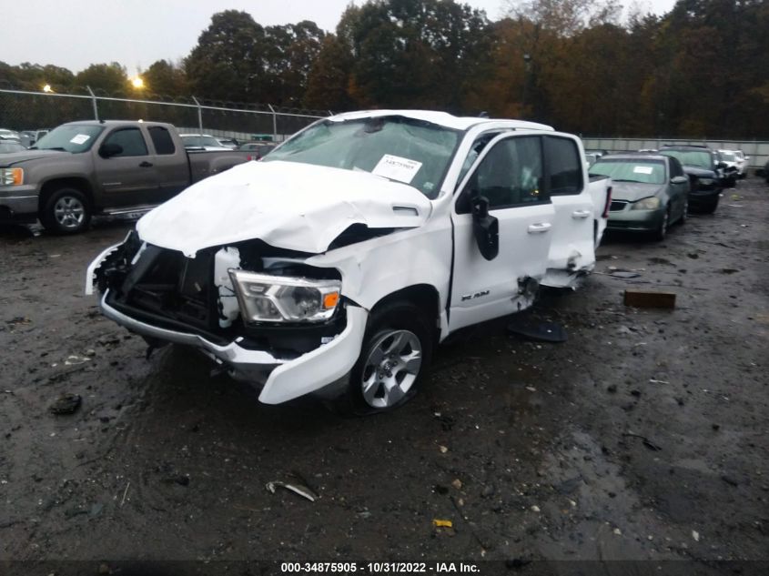 2022 RAM 1500 BIG HORN VIN: 1C6RREFT1NN329349
