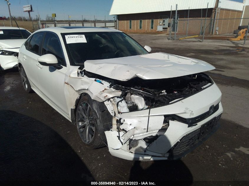 2022 HONDA CIVIC SEDAN TOURING VIN: 2HGFE1F93NH300417