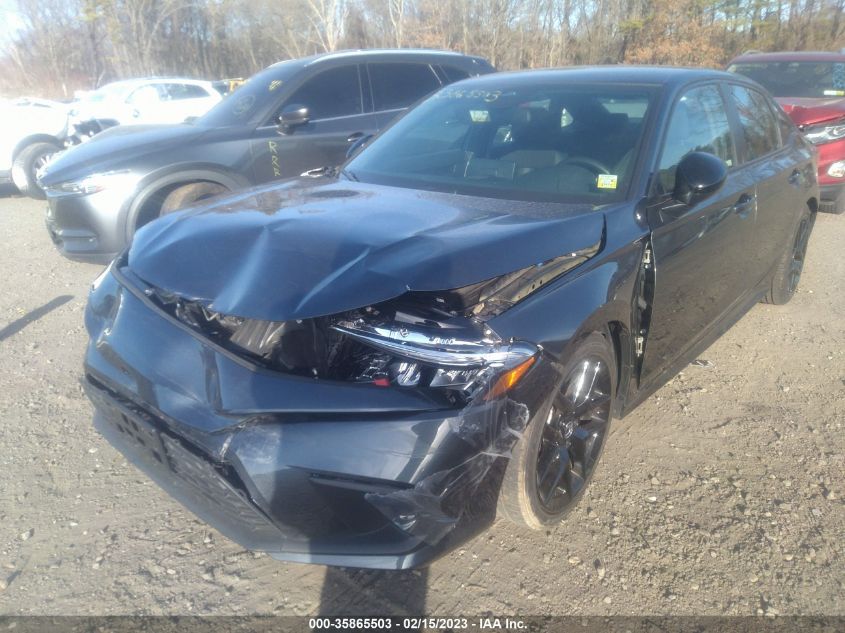 2022 HONDA CIVIC SEDAN SPORT VIN: 2HGFE2F58NH584727